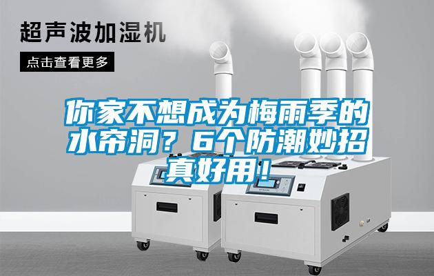 你家不想成為梅雨季的水簾洞？6個防潮妙招真好用！