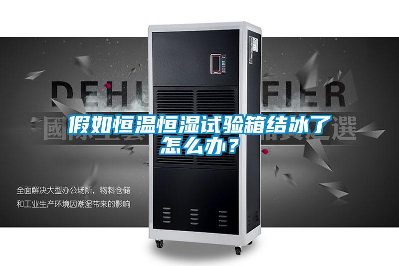 假如恒溫恒濕試驗箱結冰了怎么辦？