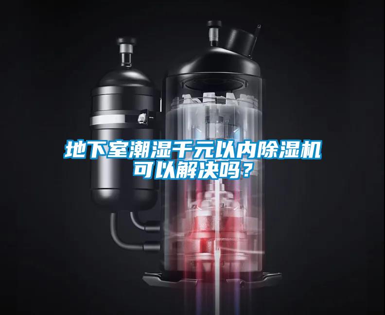 地下室潮濕千元以內除濕機可以解決嗎？