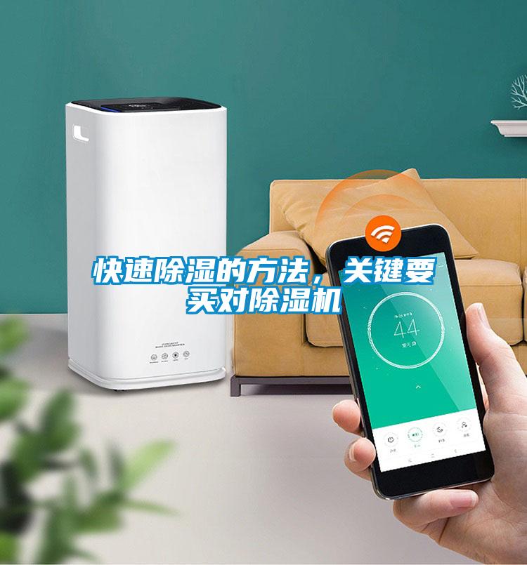 快速除濕的方法，關(guān)鍵要買(mǎi)對(duì)除濕機(jī)