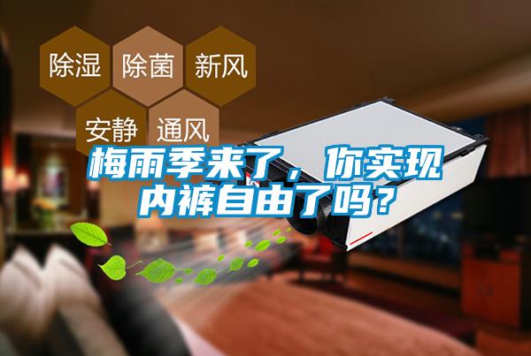 梅雨季來了，你實現(xiàn)內(nèi)褲自由了嗎？