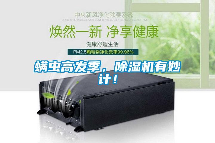 螨蟲高發(fā)季，除濕機有妙計！