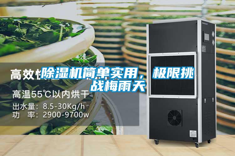除濕機(jī)簡單實(shí)用，極限挑戰(zhàn)梅雨天