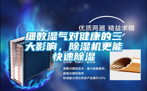 細數(shù)濕氣對健康的三大影響，除濕機更能快速除濕
