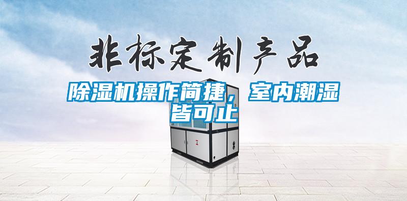 除濕機(jī)操作簡捷，室內(nèi)潮濕皆可止