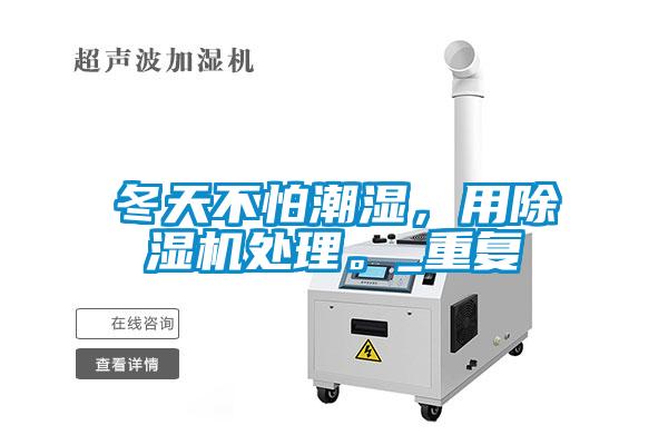 冬天不怕潮濕，用除濕機處理。_重復