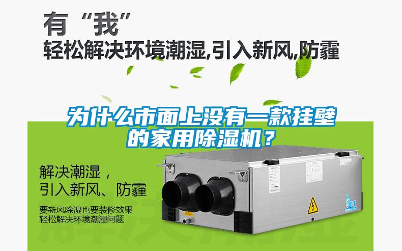 為什么市面上沒有一款掛壁的家用除濕機？
