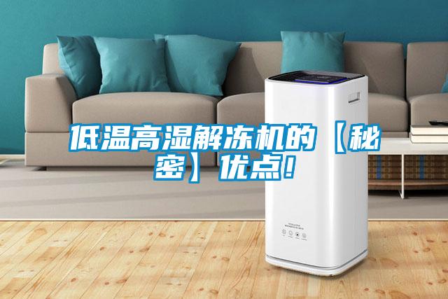 低溫高濕解凍機的【秘密】優點！