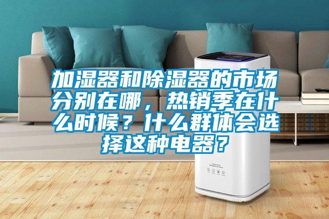 加濕器和除濕器的市場分別在哪，熱銷季在什么時候？什么群體會選擇這種電器？