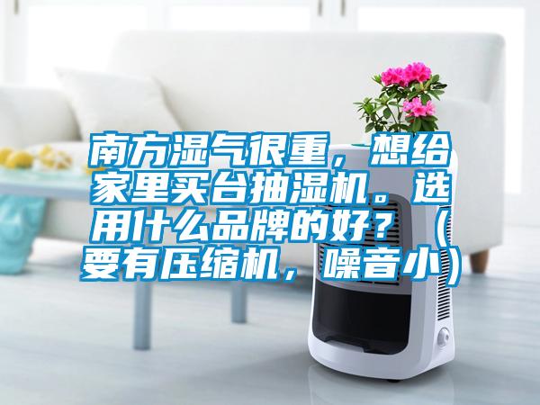 南方濕氣很重，想給家里買臺抽濕機(jī)。選用什么品牌的好？（要有壓縮機(jī)，噪音?。?/></p>
						    <p style=