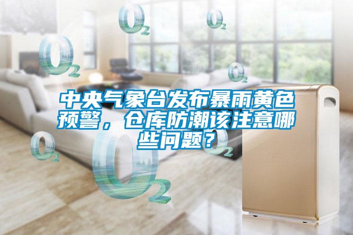 中央氣象臺發布暴雨黃色預警，倉庫防潮該注意哪些問題？