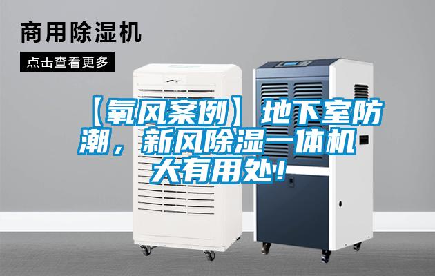 【氧風(fēng)案例】地下室防潮,新風(fēng)除濕一體機(jī)大有用處!