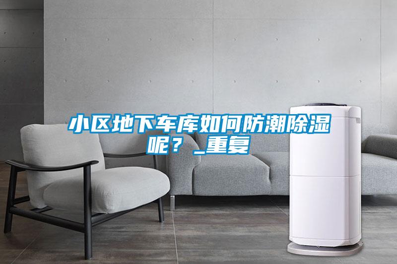 小區(qū)地下車庫(kù)如何防潮除濕呢？_重復(fù)