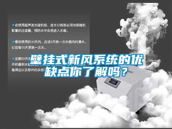 壁掛式新風(fēng)系統(tǒng)的優(yōu)缺點(diǎn)你了解嗎？