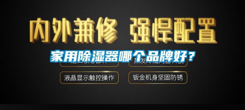 家用除濕器哪個品牌好？