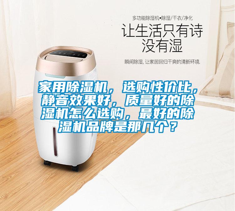 家用除濕機(jī)，選購(gòu)性價(jià)比，靜音效果好，質(zhì)量好的除濕機(jī)怎么選購(gòu)，最好的除濕機(jī)品牌是那幾個(gè)？