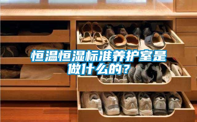 恒溫恒濕標(biāo)準(zhǔn)養(yǎng)護(hù)室是做什么的？