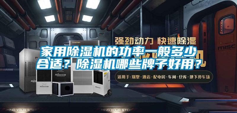 家用除濕機的功率一般多少合適？除濕機哪些牌子好用？