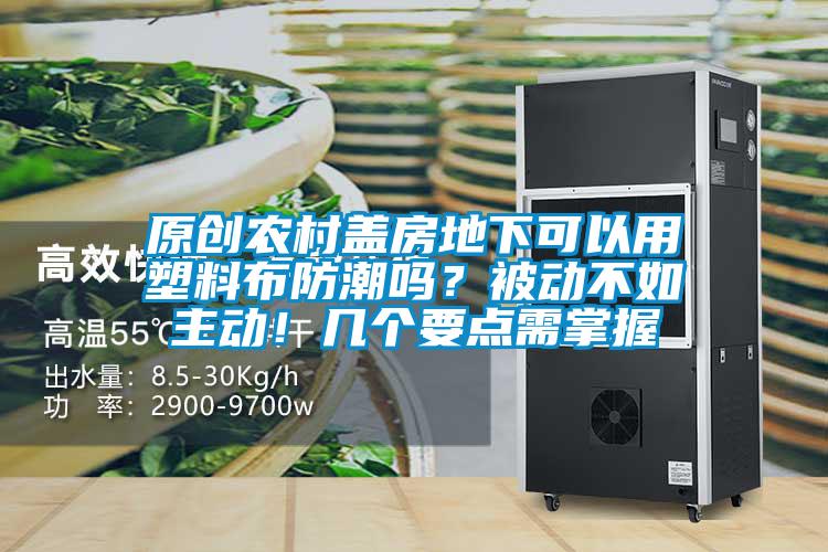 原創農村蓋房地下可以用塑料布防潮嗎？被動不如主動！幾個要點需掌握