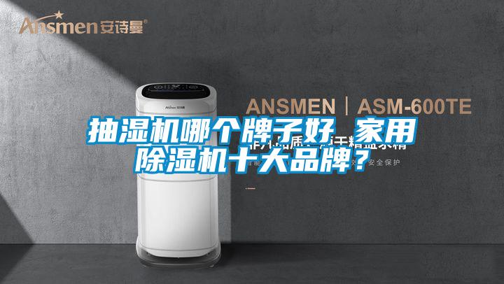抽濕機哪個牌子好 家用除濕機十大品牌？