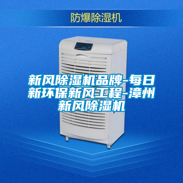 新風除濕機品牌-每日新環保新風工程-漳州新風除濕機