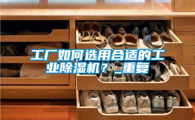 工廠如何選用合適的工業除濕機?_重復