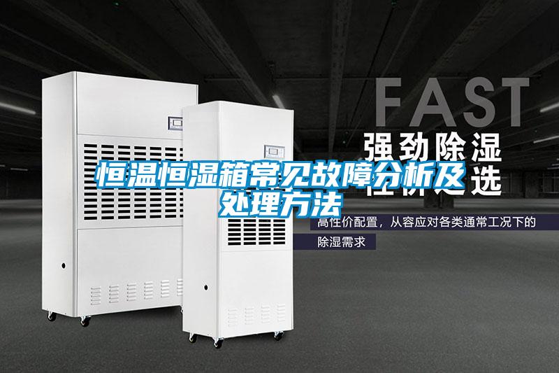 恒溫恒濕箱常見(jiàn)故障分析及處理方法