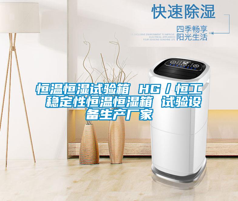 恒溫恒濕試驗箱 HG/恒工 穩定性恒溫恒濕箱 試驗設備生產廠家