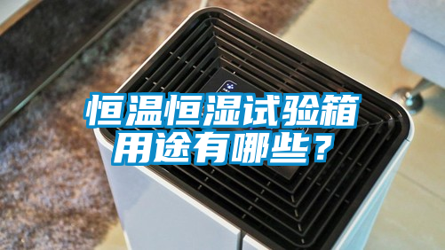 恒溫恒濕試驗箱用途有哪些？