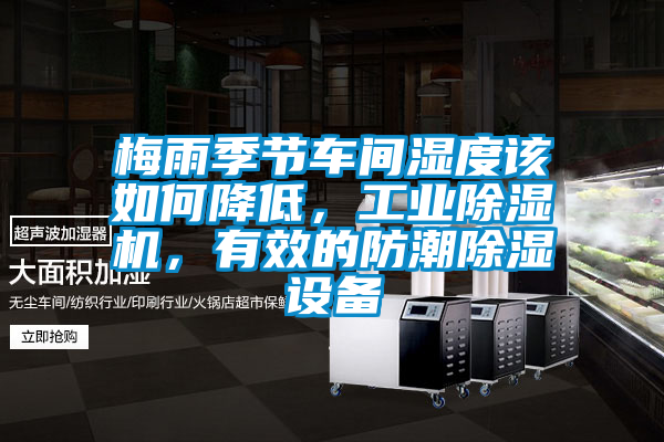 梅雨季節(jié)車(chē)間濕度該如何降低，工業(yè)除濕機(jī)，有效的防潮除濕設(shè)備