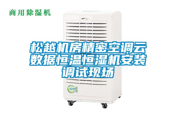 松越機房精密空調云數(shù)據(jù)恒溫恒濕機安裝調試現(xiàn)場