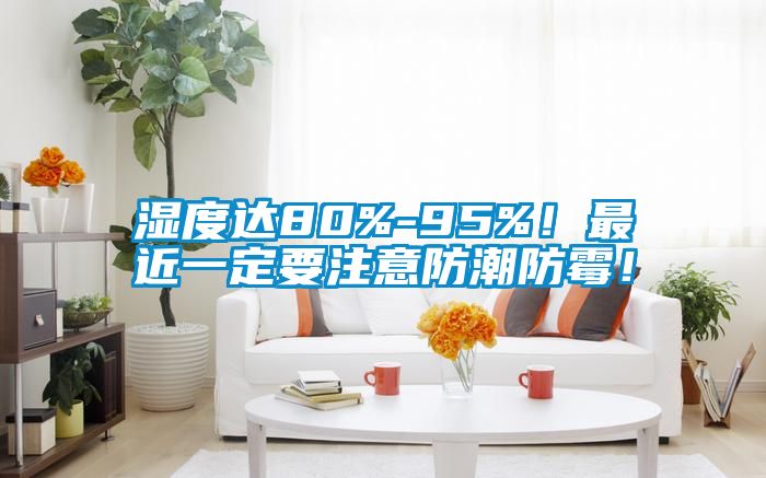 濕度達80%-95%！最近一定要注意防潮防霉！