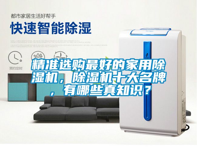 精準選購最好的家用除濕機，除濕機十大名牌，有哪些真知識？