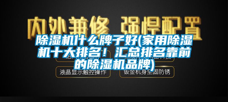 除濕機什么牌子好(家用除濕機十大排名！匯總排名靠前的除濕機品牌)