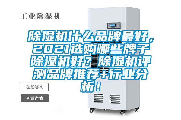 除濕機什么品牌最好，2021選購哪些牌子除濕機好？除濕機評測品牌推薦+行業分析！