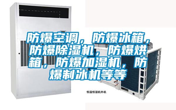 防爆空調(diào)，防爆冰箱，防爆除濕機(jī)，防爆烘箱，防爆加濕機(jī)，防爆制冰機(jī)等等