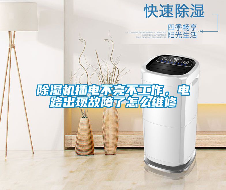 除濕機插電不亮不工作，電路出現(xiàn)故障了怎么維修