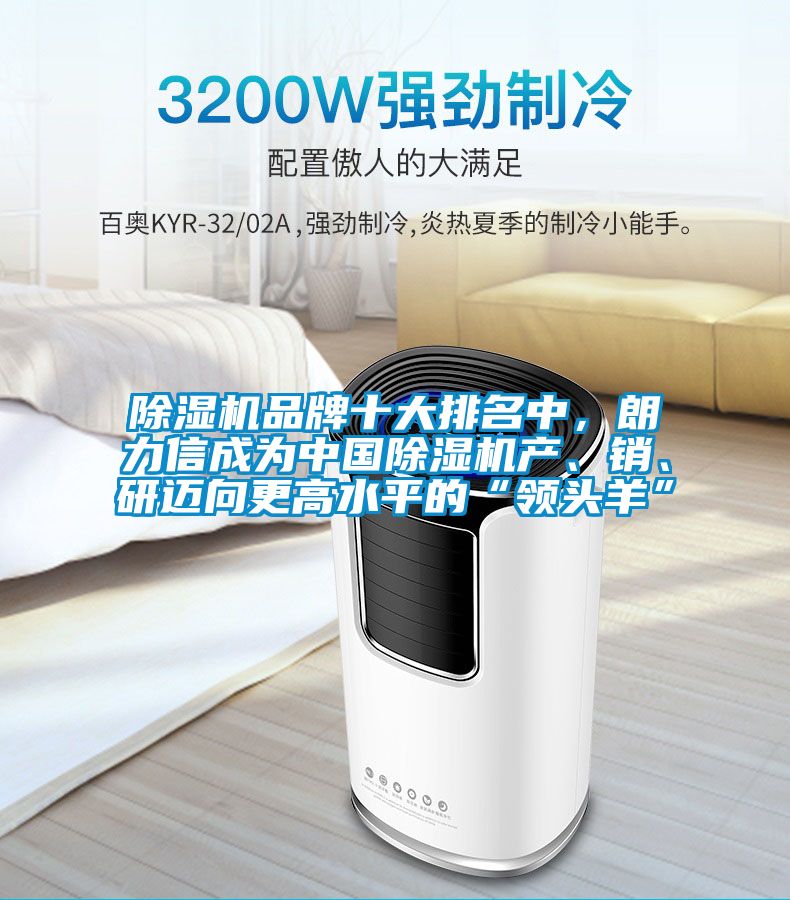 除濕機品牌十大排名中，朗力信成為中國除濕機產、銷、研邁向更高水平的“領頭羊”