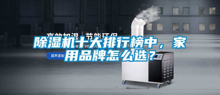 除濕機(jī)十大排行榜中，家用品牌怎么選？