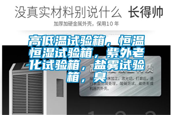 高低溫試驗箱，恒溫恒濕試驗箱，紫外老化試驗箱，鹽霧試驗箱，臭
