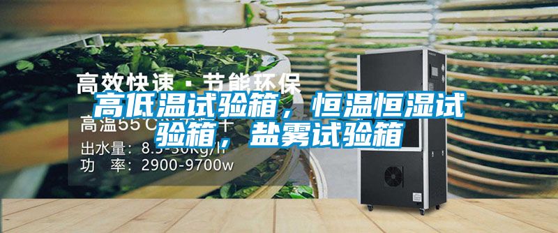 高低溫試驗箱，恒溫恒濕試驗箱，鹽霧試驗箱