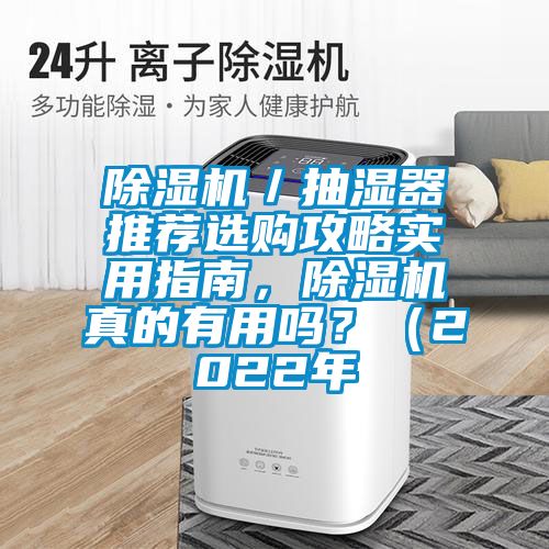 除濕機／抽濕器推薦選購攻略實用指南，除濕機真的有用嗎？（2022年