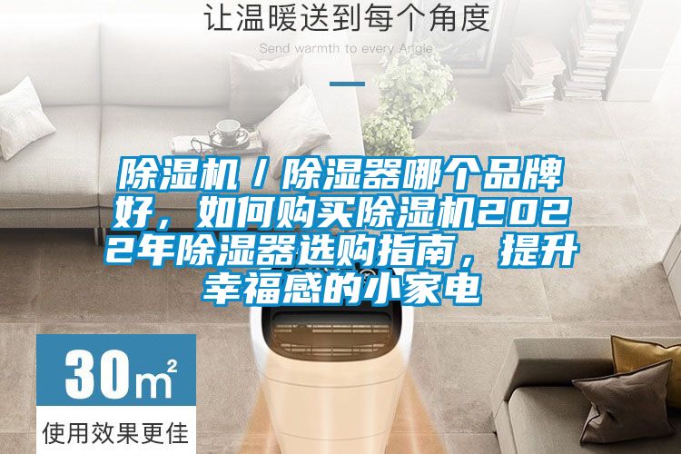 除濕機／除濕器哪個品牌好，如何購買除濕機2022年除濕器選購指南，提升幸福感的小家電