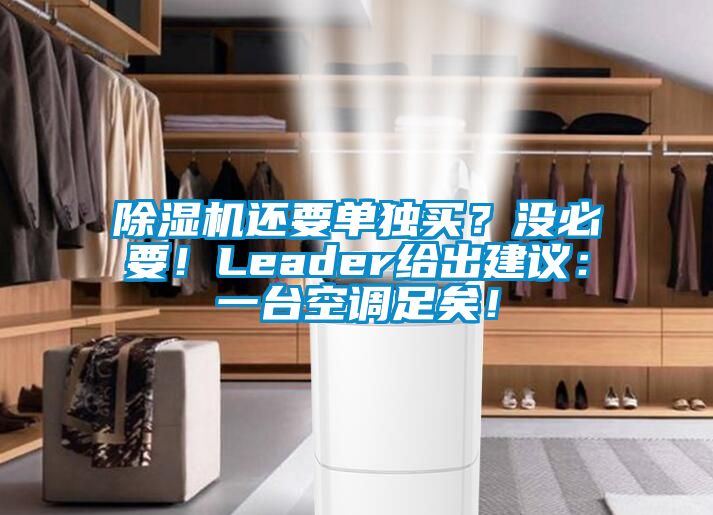 除濕機(jī)還要單獨(dú)買？沒(méi)必要！Leader給出建議：一臺(tái)空調(diào)足矣！