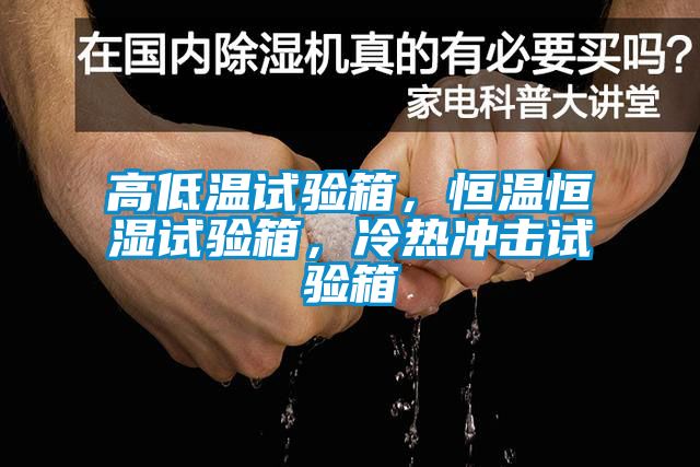 高低溫試驗箱，恒溫恒濕試驗箱，冷熱沖擊試驗箱